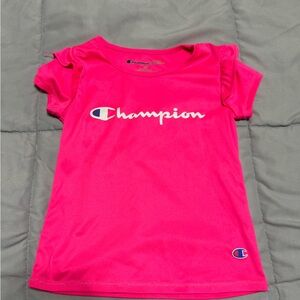 Champion Kids Hot Pink Short Sleeve Tee